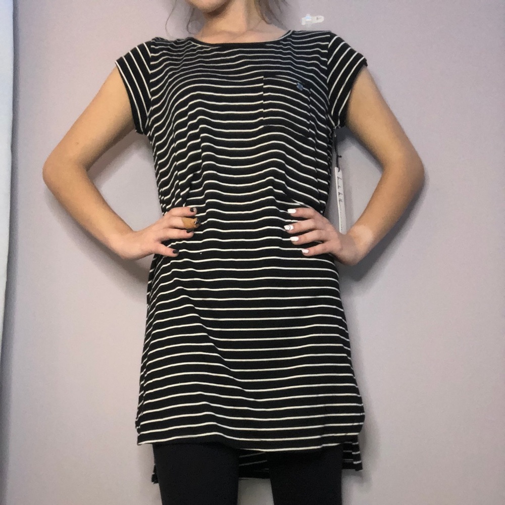 Striped Tee Shirt dress